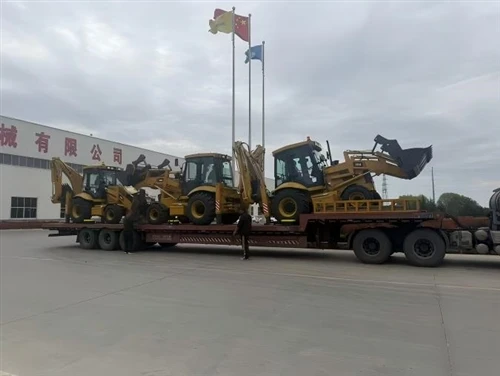 Kev xa khoom ruaj khov ntawm Backhoe Loaders Txuas ntxiv; Peb rub ua ke los sib zog ua ntaub ntaw...